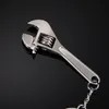 Changeable Spanner Keychain Bag Pendant Fashion Wrench Key Chain Alloy Silver Plated key ring Wedding Favors Party Gift