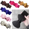 Belts Women Waist Belt Clothes Accessories Adjustable Bowknot Wide All-match Elastic For Girl Elegant Design GiftBelts Fred22