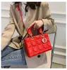 Сумка для моды Новая женщина 9A высшее сетевая сеть красная диана классическая мессенджер большая мощность плечо корейская сумочка