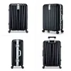 Merkontwerper koffer aluminium frame bagage reis trolley kast hard pc shell rollende spinner wielen tsa lock h j220707