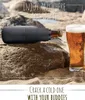 Aço inoxidável de parede dupla isolado (preto) garrafa refrigerador / capa com abridor de cerveja DHL