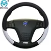 100 Dermay Brand Leather Car Steering Wheel Cover AntiSlip For Volvo C30 20062013 Car Interior Accessories J220808