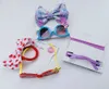 New 2pcs/lot Children Baby Girls Sunglasses Hair Band Set Anti-UV Cartoon Glasses Knot Bow Headband Photo Props Gifts