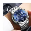 Modeheren horloge roestvrijstalen topmerk luxe sport chronograaf kwarts heren relogio masculino