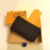 Bolsas de moda Diseñadores de lujo Hombres Mujeres Monedero Corto Pequeño Clásico Animal Carta Cuadro Cuadro Tarjeta de Crédito Paquete Monedero