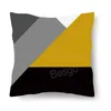 黄色いツイルの枕カバーオフィスの腰椎クッションピローカバー幾何学的スタイルのソファーベッドルーム車のクッション枕カバーホーム装飾BH6441 TYJ