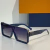 Herren-Sonnenbrille Z1258E Millionaire Luxury Edition, quadratisch, dicker Acetatrahmen, schwarze Herren-Sonnenbrille, Sommer, Strandurlaub, UV400, hochwertige Brille