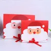 Kerstcadeau Bag Cartoon Santa Claus Patroon Verpakkingszak draagbare papieren zak kerstdag benodigdheden