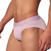 Slips Sexy Gay hommes slips Cueca U convexe hommes sous-vêtements Slip culotte confortable doux hommes bref Bikini séchage rapide mâle UnderpantsU