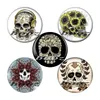KUBOOZ Acrylic Flower Skeleton Ear Plugs Tunnels Gauges Piercings Body Piercing Jewelry Expander Wholesale 6-25mm 120PCS