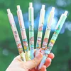 Zoecor 6pclot Kawaii Gel Pen Set Cute Ballpoint Pens 05mm Ink Ink Cartoon School Student Settonery Supplies Caneta 220714