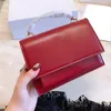 Mini Chain leather strap totes fashion women handbag cross wallets body famous designers Hasp plain Alligator flap lady bags female popular Practical purse