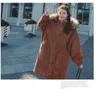 Женские траншеи модные зимние пиджаки Женщины Long Parkas теплый капюшон с толкованием хлопкового покрытия Abrigos Mujer LX2192Women's