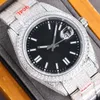 Montre de Luxe Mens Watch 40mm自動機械時計ダイヤモンドベゼルサファイア防水ファッションビジネスwristwatch261b