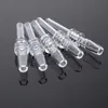 10mm 14mm 18mm Masculino Joint Quartz Unhas Acessórios para fumar para Nector Collector Kits Mini Pipes Glass Dab Straw Tips Ceramic Nail For Water Bongs