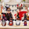 Party Supplies Halloween Gnomes Decor Home Bar Pise Table Hanging Hushållens ornament ELF Plush Tomte med Witch Hat Phjk2208