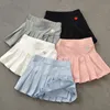 Summer Children's Clothing Girls Short Skirt Baby Girls All-match Pleated Skirt Shorts Kids Fashion Casual Skirt Q118 220707