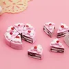 10 PCS Dollhouse Cakes Kawaii Diy Miniatuur Artificial Fake Doll Food Cake Resin Ornament Craft Play Doll House Accessoires 220725