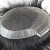 100 % 인도 진짜 인간의 머리카락 10 월베이스 toupee 남자 조각 교체 시스템 남자 레이스 머리카락 시스템