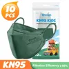 Type de poisson KN95 Masque à couteaux pour enfants Masque à l'épreuve des poussières et anti-droplet 4d tridimensionnel à 2 couches MELTBLOWN TISPS FACTORY VENTE MASCHES