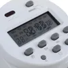 Smart Home Control 3X DC 12V Digital LCD Power Programmierbare Timer Zeitschaltuhr Relais 16A Ampere