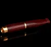 Mahogany Smoking Pipes Circulation Type Washable Pull Rod Change Core Double Filter Cigarette Holder