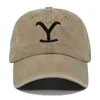 20222222 -Yellowstone Baseball Caps Kobiety i mężczyźni swobodny regulowany hatów ranch hats tata