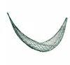 Outdoor Sport Hammock Camping Hammocks Net Mesh Nylon Rope with Hooks for Garden Beach Yard Travel 3 Colour Select