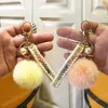 12 Farben Flauschiger Fell-Pom-Pom-Schlüsselanhänger, weicher Kunstfell-Ball, Auto-Schlüsselanhänger, Damen-Taschen-Anhänger, Schmuck, Schlüsselanhänger, Charms, Geschenke