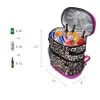 Leopard Print Lunch Bags Fruit and Vegetable Backpack Cooler Bags Reusable Outdoor Picnic Travel Large Capacity Totes