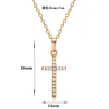 Fashion Cross Hangers Goud Zwart Crystal Jesus Cross Hanger Ketting Sieraden Voor Mannen/Vrouwen Groothandel