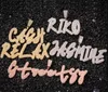 A- Z Letters Pendant Necklace Zirconia Halsband Hip Hop Jewelry Men Women Gifts