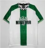 Retro Nigeria 1994 Home Away Soccer Trikots Kanu Okocha Finidi Nwogu Futbol Kit Vintage Football Jersey Classic Shirt 1996 1998