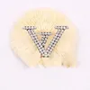 Designer Rhinestones V Brands Brooches For Women Suits Wedding Dress Decoration Female Letters Brooch Jewelry Pin Accessories