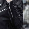 New Men Autumn And Winter Men High Quality Fashion Jacket Leather Motorcycle Style Male Business Casual S Men 3XL L220801