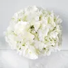 Dekorative Blumen Kränze Hochzeit Party Dekoration Künstliche Seidenblume DIY Rose Hortensie TafelaufsatzDekorativ
