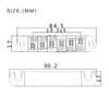 Guitar Roller Saddle Bridge Conier de verrouillage Posts pour Gibson LP Epiphone Electric Guitar Parts71350151363198