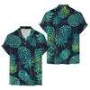 Camisas casuais masculinas coluitinho de collant (manga curta de manga curta primavera no verão de moda de moda de top blush sirttsmen's
