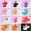 Gegraveerde Hart Hanger Alloy Bell Sleutelhanger Party Gunst Creative PU lederen rugzak tas bedelaccessoires verjaardag verjaardag cadeau tiktok