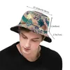 Berets CINESSD 2022 Men Women Summer Elephants Flowers Pineapples Bucket Hat Bob Fisherman Outdoor Travel Sun Visor Panama