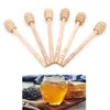 Sublimation Tool Practical Long Handle Wood Honey Spoon Mixing Stick Dipper For Honey Jar Coffee Milk Tea Supplies Kitchen Tools