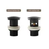 Badrumsbass￤ng S￤nk Pop Up Drain Waste Stopper kran Tillbeh￶r M￤ssing Matt Blackchromerose Goldbrushed Gold 220809