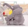 Cartoon Grote Pluche Olifant Speelgoed Kinderen Slapen Rugkussen gevuld Kussen Olifant Pop Babypop Verjaardagscadeau voor Kids259B