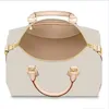 Designers Women Speedy Shoulder Bags Luxury Messenger Travel bag Classic louise Crossbody Flowers Lady vutton Totes viuton handbags 30cm With Gold key lock