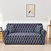 Capa de sofá de geometria elástica para sala de estar Modern seção canto seccional Slipcover Bolhoid Couch 1 2 3 4 Seat 220615