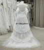 Chic Fairy Boho Vestido de Noiva de Laço 2022 Uma Linha Espaguete Corre Cupcakes Beach Robe de Mariée Corset Voltar Civil Hippies Bohemian Country Bride Vestidos Vestido de Noiva