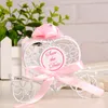 New Candy Present Wrap Fashion Tag Tin Iron Carriage Wedding Favor Boxes Chocolate Party Favor Box 30pcs