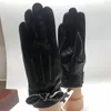 Five Fingers Gloves Real Leather Fashion Women Ladies Butterfly Bow Wrist Soft Autumn Winter Thermal Sheepskin Brand High-Quality