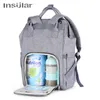Insular Brand Nappy Backpack Bag Mummy Large Capacity Stroller Mom Baby Multifunction Waterproof Outdoor Travel Diaper s 220817