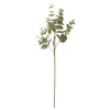 Planta de hierba de eucalipto artificial decoraciones de jardín de hojas de plástico falsas 8 tenedores de 67 cm G92578
